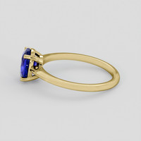 1.64 Ct. Blue Sapphire Ring, 14K Yellow Gold 4