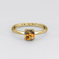 1.27 Ct. Bi Color Sapphire Ring, 14K Yellow Gold 1