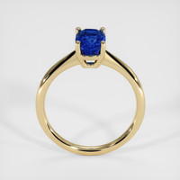 2.00 Ct. Blue Sapphire Ring, 14K Yellow Gold 3