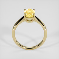 2.20 Ct. Yellow Sapphire Ring, 14K Yellow Gold 3