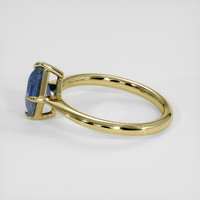 1.33 Ct. Blue Sapphire Ring, 14K Yellow Gold 4