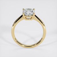 2.00 Ct. Greenish Blue Sapphire Ring, 14K Yellow Gold 3