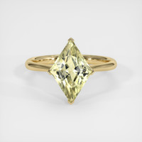 3.20 Ct. Sapphire Ring, 14K Yellow Gold 1