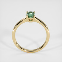 0.67 Ct. Green Sapphire Ring, 14K Yellow Gold 3