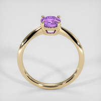 0.84 Ct. Pinkish Purple Sapphire Ring, 14K Yellow Gold 3