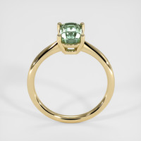 1.87 Ct. Green Sapphire Ring, 14K Yellow Gold 3
