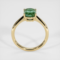 2.44 Ct. Green Sapphire Ring, 14K Yellow Gold 3