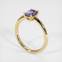 1.25 Ct. Sapphire Ring, 14K Yellow Gold 2