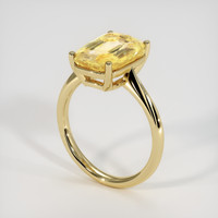 6.05 Ct. Sapphire Ring, 14K Yellow Gold 2