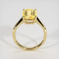 6.05 Ct. Yellow Sapphire Ring, 14K Yellow Gold 3