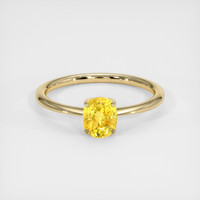 1.55 Ct. Sapphire Ring, 14K Yellow Gold 1