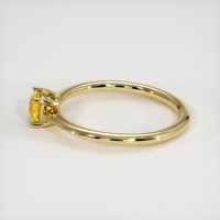 0.73 Ct. Sapphire Ring, 14K Yellow Gold 4