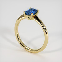 1.17 Ct. Sapphire Ring, 18K Yellow Gold 2