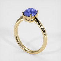 1.92 Ct. Color Change Sapphire Ring, 18K Yellow Gold 2