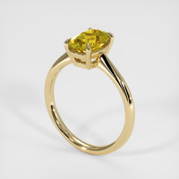 1.52 Ct. Bi Color Sapphire Ring, 18K Yellow Gold 2