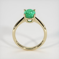 1.85 Ct. Emerald Ring, 18K Yellow Gold 3