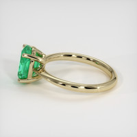 1.85 Ct. Emerald Ring, 18K Yellow Gold 4