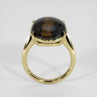 8.03 Ct. Tiger's Eye Ring, 18K Yellow Gold 3