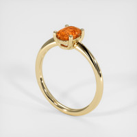 0.93 Ct. Gemstone Ring, 18K Yellow Gold 2