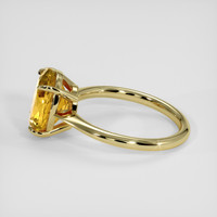 3.87 Ct. Yellow Citrine Ring, 18K Yellow Gold 4