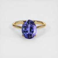 4.05 Ct. Gemstone Ring, 18K Yellow Gold 1