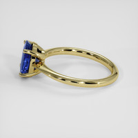 2.06 Ct. Purplish Blue Cobalt Spinel Ring, 18K Yellow Gold 4