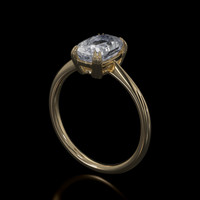 2.51 Ct. Gemstone Ring, 18K Yellow Gold 2