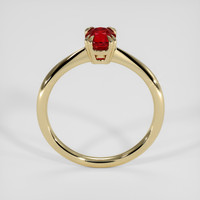0.99 Ct. Ruby Ring, 18K Yellow Gold 3