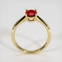 1.06 Ct. Ruby Ring, 18K Yellow Gold 3