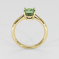 1.64 Ct. Green Sapphire Ring, 18K Yellow Gold 3