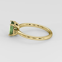1.64 Ct. Green Sapphire Ring, 18K Yellow Gold 4