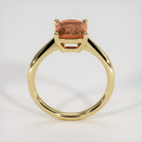 2.01 Ct. Orange Sapphire Ring, 18K Yellow Gold 3