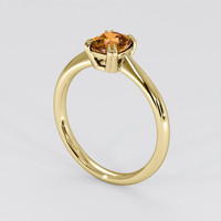 1.27 Ct. Bi Color Sapphire Ring, 18K Yellow Gold 2