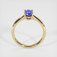 1.26 Ct. Bluish Purple Sapphire Ring, 18K Yellow Gold 3