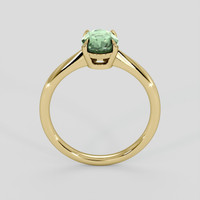 1.77 Ct. Green Sapphire Ring, 18K Yellow Gold 3