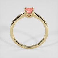 0.58 Ct. Padparadscha Sapphire Ring, 18K Yellow Gold 3