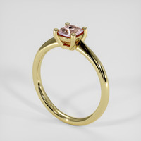 0.50 Ct. Bi Color Sapphire Ring, 18K Yellow Gold 2