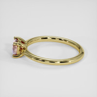 0.50 Ct. Bi Color Sapphire Ring, 18K Yellow Gold 4