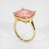 12.48 Ct. Padparadscha Sapphire Ring, 18K Yellow Gold 2