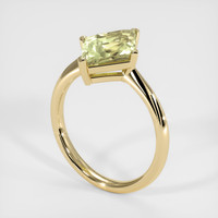 3.20 Ct. Sapphire Ring, 18K Yellow Gold 2