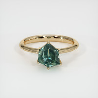 2.44 Ct. Sapphire Ring, 18K Yellow Gold 1