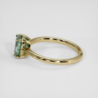1.71 Ct. Green Sapphire Ring, 18K Yellow Gold 4