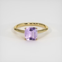 1.16 Ct. Sapphire Ring, 18K Yellow Gold 1