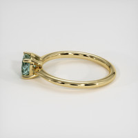 1.07 Ct. Sapphire Ring, 18K Yellow Gold 4