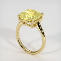 7.69 Ct. Yellow Sapphire Ring, 18K Yellow Gold 2