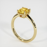5.04 Ct. Sapphire Ring, 18K Yellow Gold 2