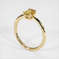 1.06 Ct. Sapphire Ring, 18K Yellow Gold 2