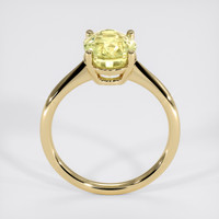 3.54 Ct. Yellow Sapphire Ring, 18K Yellow Gold 3