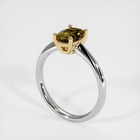 1.15 Ct. Gemstone Ring, 14K Yellow & White 2