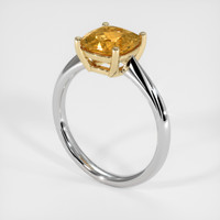 2.13 Ct. Gemstone Ring, 14K Yellow & White 2
